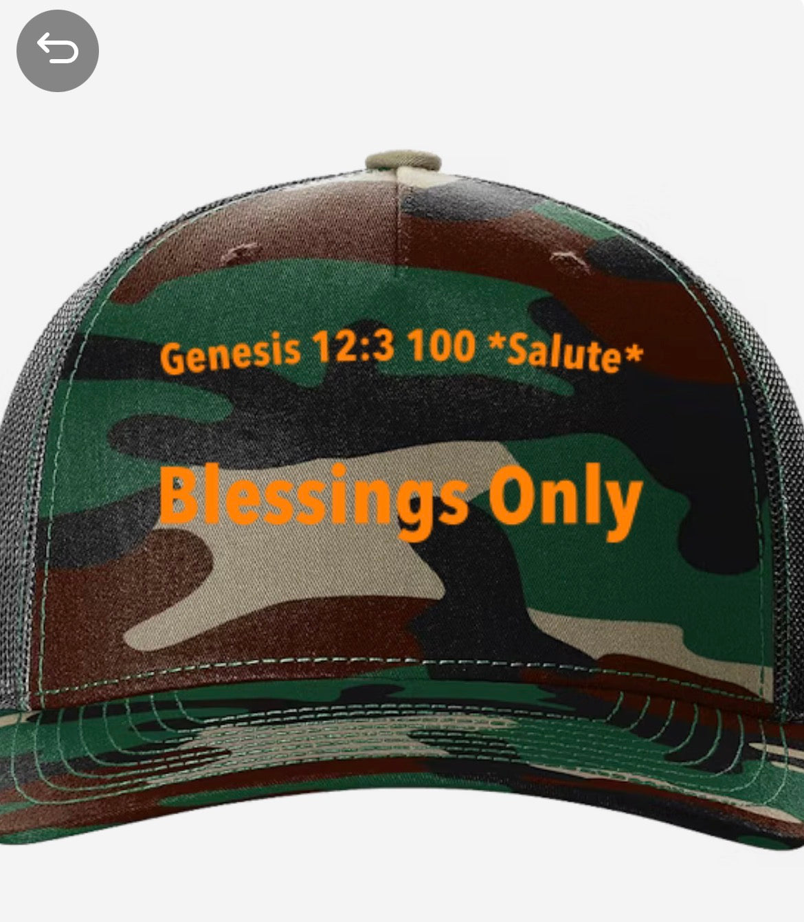 Blessings Only Trucker Hat